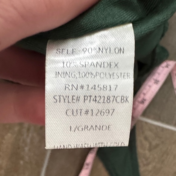 Privy Dark Green Sparkle Mesh Cut-Out Bodysuit - Picture 9 of 10